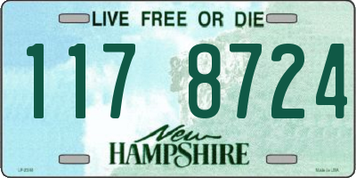 NH license plate 1178724