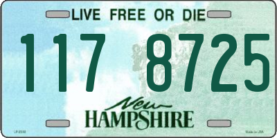 NH license plate 1178725