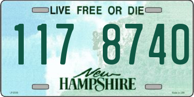 NH license plate 1178740