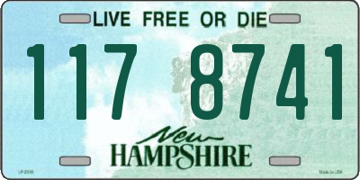 NH license plate 1178741