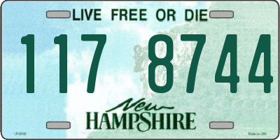 NH license plate 1178744