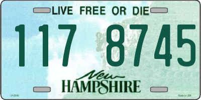 NH license plate 1178745