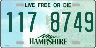 NH license plate 1178749
