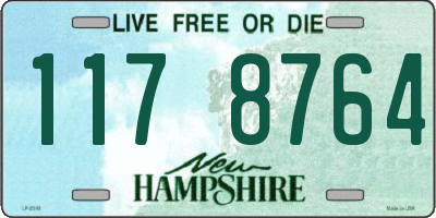 NH license plate 1178764