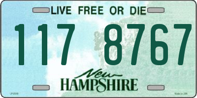 NH license plate 1178767