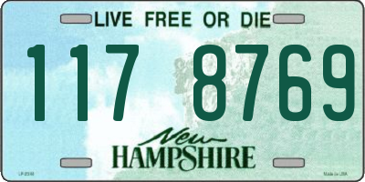 NH license plate 1178769