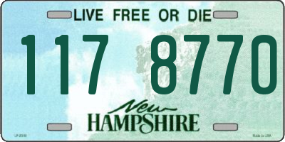 NH license plate 1178770