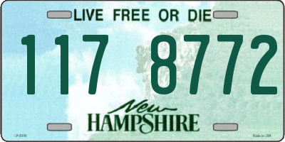 NH license plate 1178772