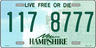 NH license plate 1178777