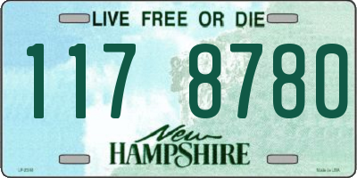 NH license plate 1178780