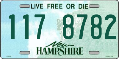 NH license plate 1178782