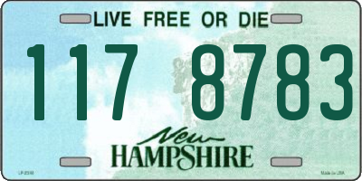 NH license plate 1178783