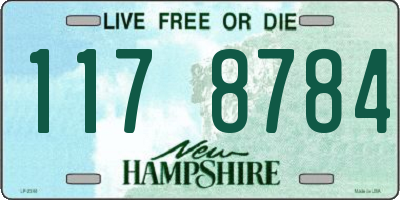 NH license plate 1178784