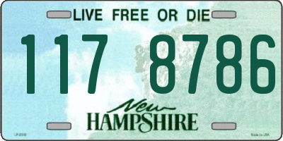 NH license plate 1178786