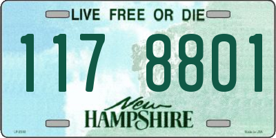 NH license plate 1178801