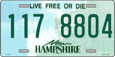NH license plate 1178804