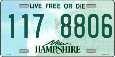 NH license plate 1178806