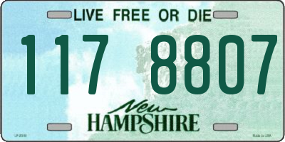 NH license plate 1178807
