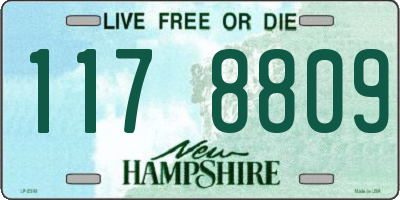 NH license plate 1178809