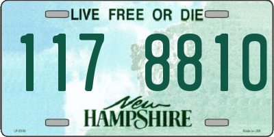 NH license plate 1178810