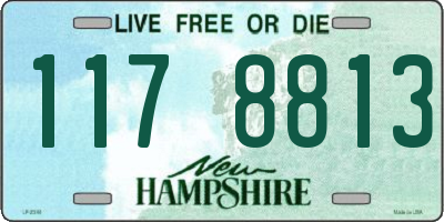 NH license plate 1178813