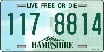 NH license plate 1178814