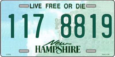 NH license plate 1178819