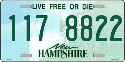 NH license plate 1178822