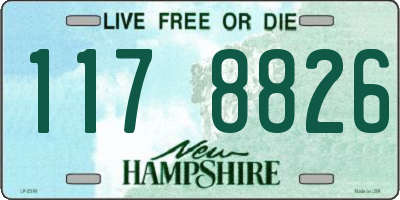 NH license plate 1178826