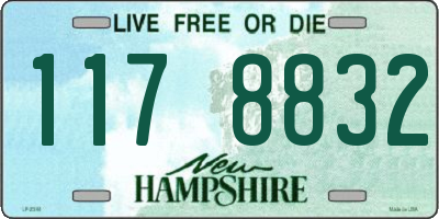 NH license plate 1178832