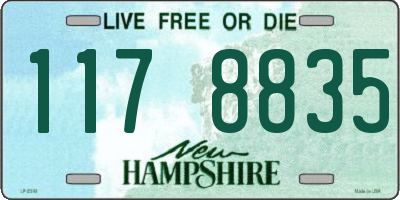 NH license plate 1178835