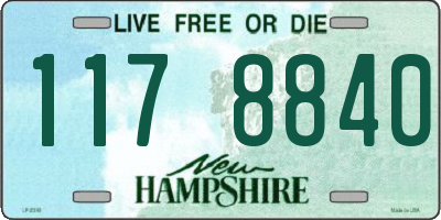 NH license plate 1178840