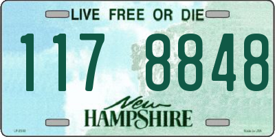 NH license plate 1178848