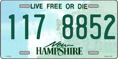 NH license plate 1178852