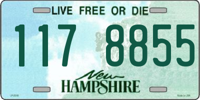 NH license plate 1178855