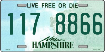 NH license plate 1178866