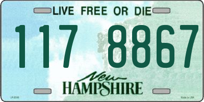 NH license plate 1178867
