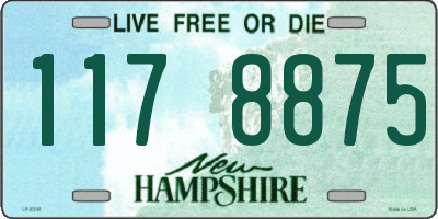 NH license plate 1178875