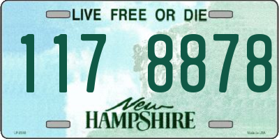 NH license plate 1178878