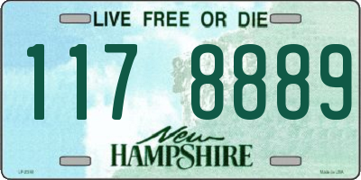 NH license plate 1178889
