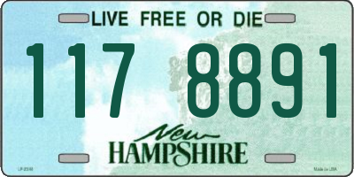 NH license plate 1178891
