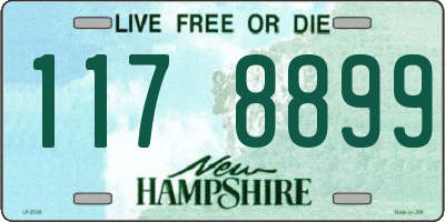 NH license plate 1178899