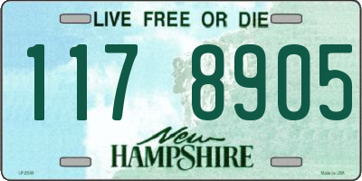 NH license plate 1178905
