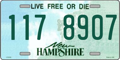 NH license plate 1178907