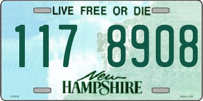 NH license plate 1178908