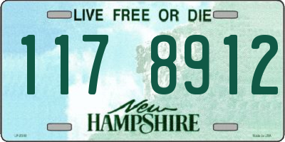 NH license plate 1178912