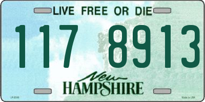 NH license plate 1178913