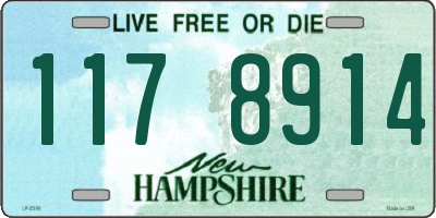 NH license plate 1178914