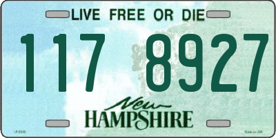 NH license plate 1178927