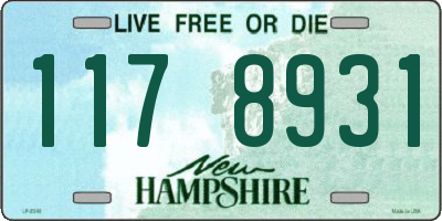 NH license plate 1178931